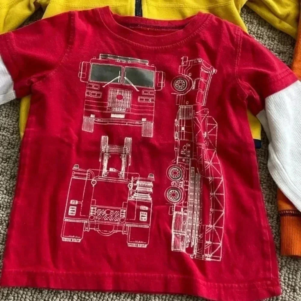 Bundle of Carter’s 4 pcs of toddlers mix&match outfit multicolor size 24m EUC